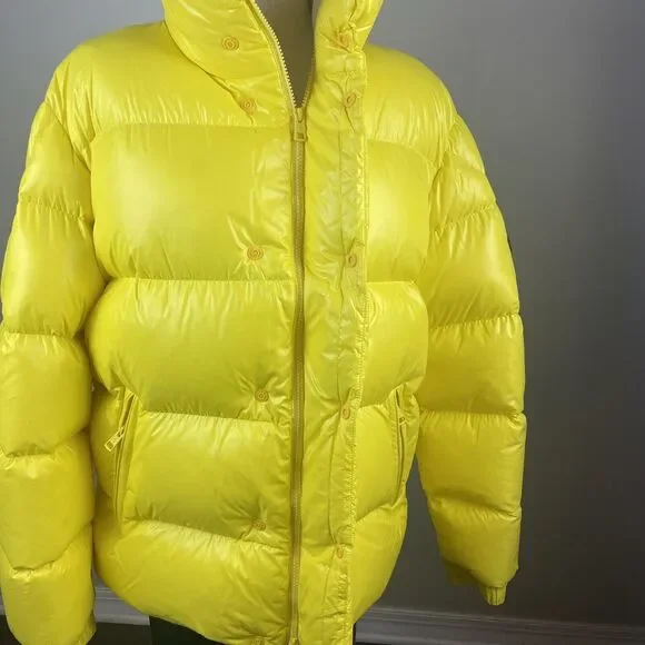 NWT MONCLER GENIUS X 2 MONCLER 1952 Dervox Jacket Yellow Men Size 4 (XL) - Picture 10 of 14